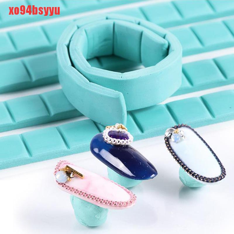 Keo Dán Móng Nghệ Thuật Xo94Bsyu Màu Trắng / Xanh Dương Có Thể Tái Sử Dụng