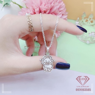 Mặt bạc ta 12 con giáp cho trẻ con Miễn phí công khắc