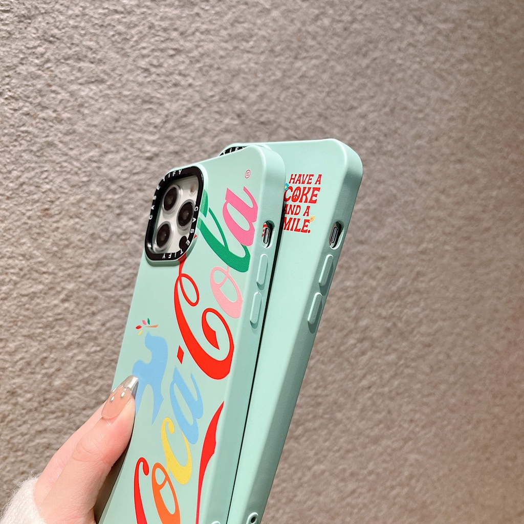 Ốp Điện Thoại Mềm In Hình Coca-Cola Cho iPhone13Pro iP12Pro XS iPhone11 12Promax 13Promax 11 12 13