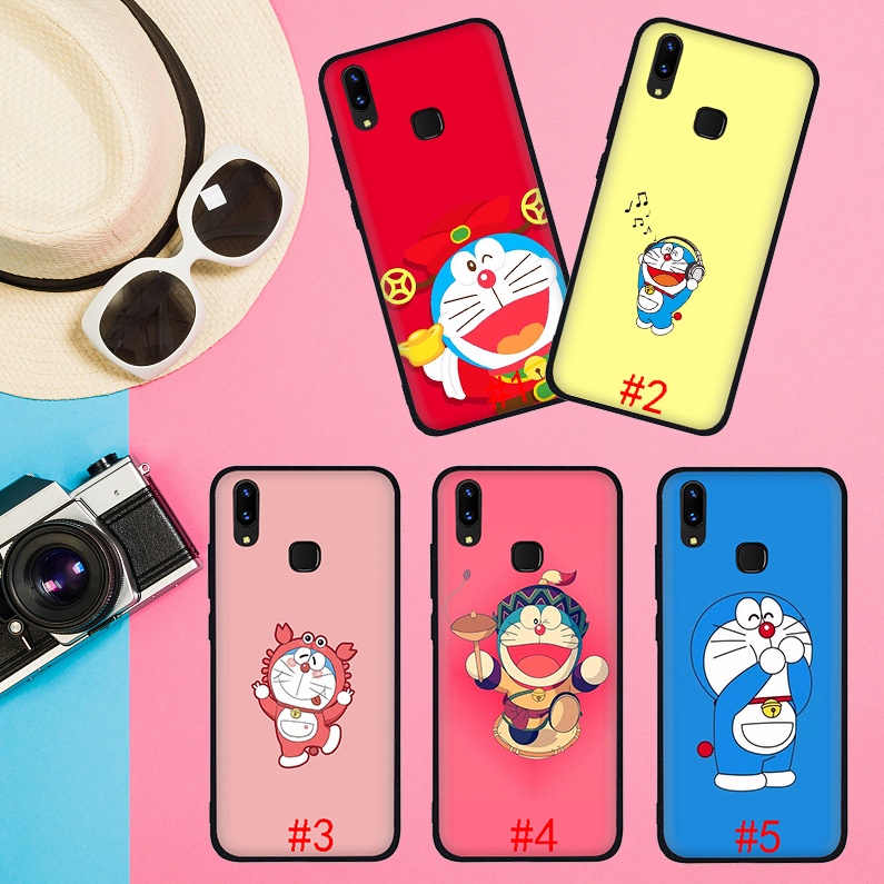 Dễ Thương Ốp Điện Thoại Silicon Mềm Hình Doraemon Cho Vivo Y91C Y11S Y20S Y20I V5 Lite V7 Plus V5S Y67 Y75 Y79 Y66 Y55 Y81 Y55S Y81S