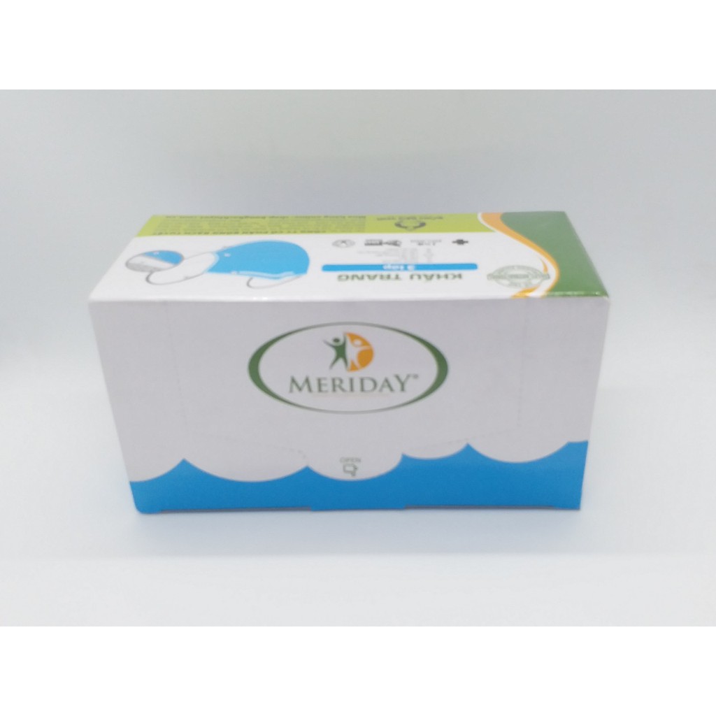 Khẩu trang meriday Xanh Bông bạch Tuyết. Hộp 50 cái | BigBuy360 - bigbuy360.vn