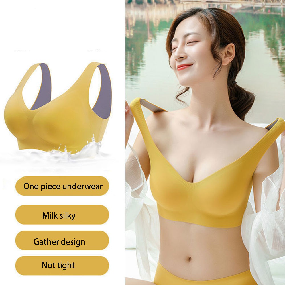 Áo Lót latex Không Gọng Không Đường May Thời Trang Cho Nữ