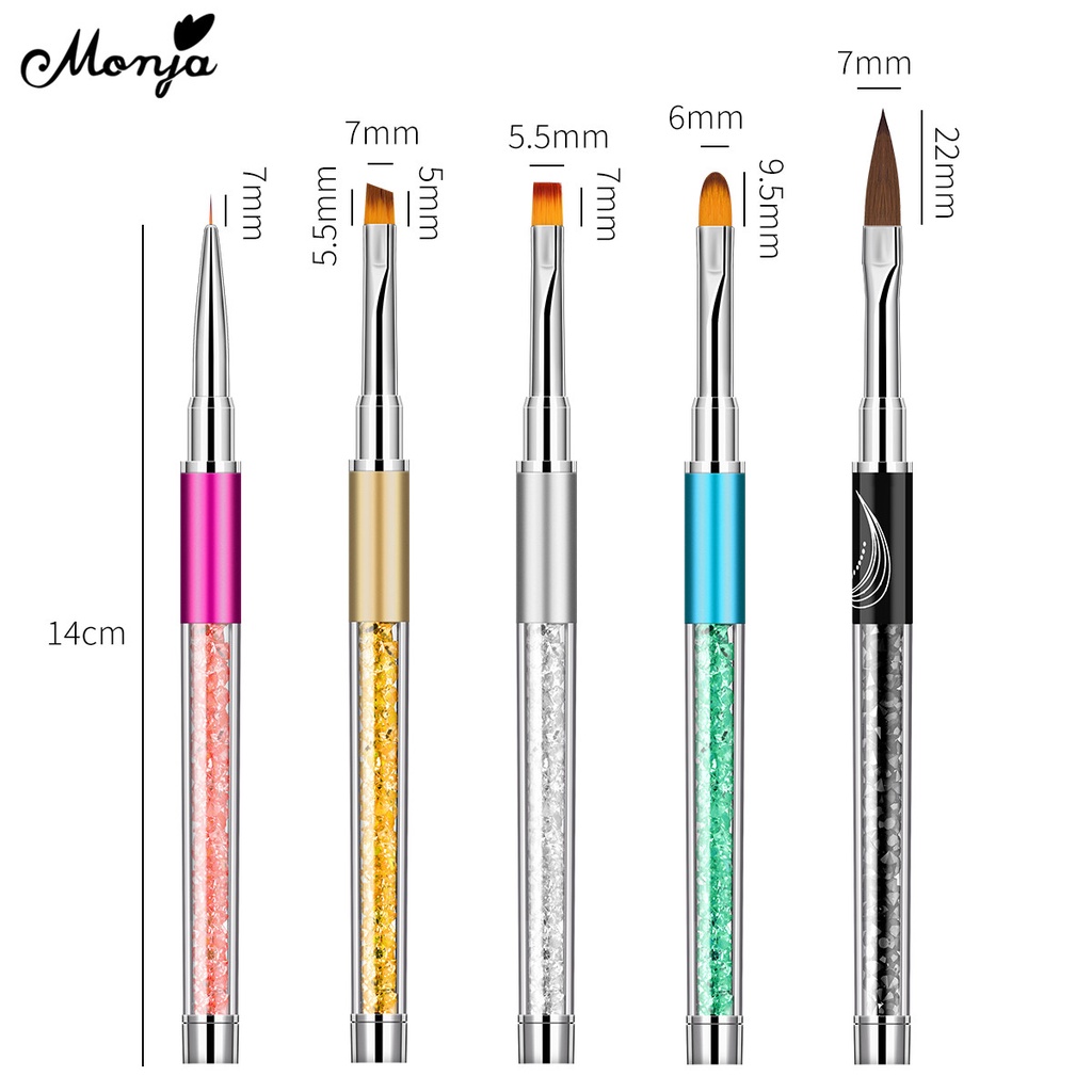 Cọ vẽ trang trí móng tay Monja kiểu dáng nghệ thuật DIY chuyên dụng