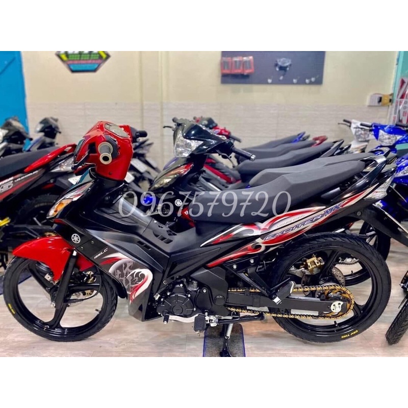 tem rời exciter 2006-2010 đỏ đen indo