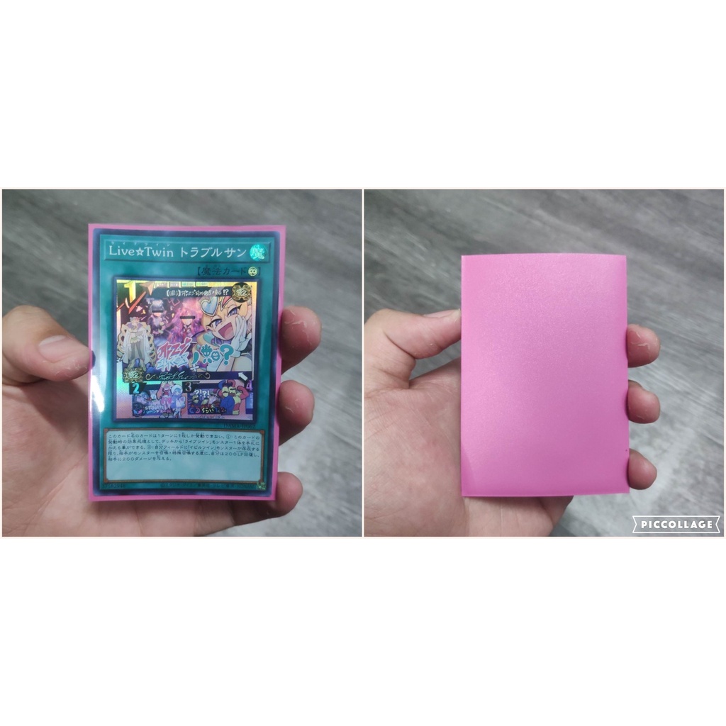 [ Dưa Hấu Yugioh ] Bọc thẻ bài Yugioh Size sleeve nhám dành cho Yugioh Vanguard nhiều màu sắc  - 60 cái - Bọc bài Yugioh