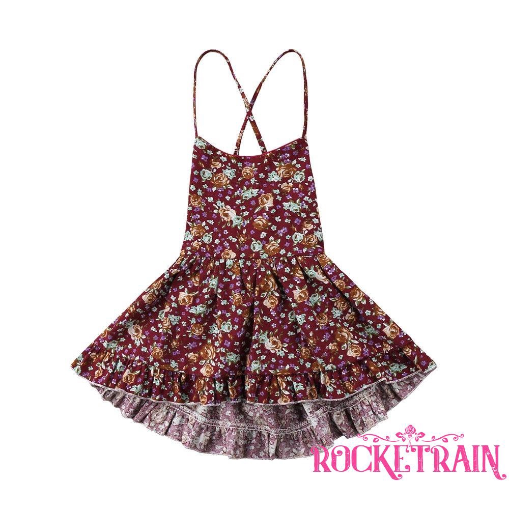 Đầm công chúa sát nách dành cho bé gái