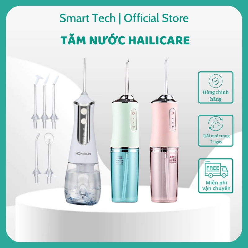 Máy Tăm Nước Cầm Tay Lissa - Tăm Nước Vệ Sinh Răng Miệng Oral irrigator - Sạc USB, Chống Nước