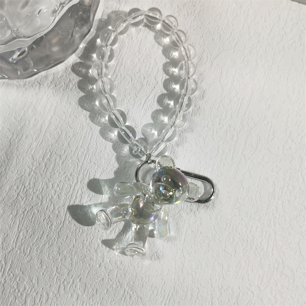 Vỏ Bảo Vệ Hộp Sạc Tai Nghe Inpods Hình Gấu Hoạt Hình Kèm Móc Khóa