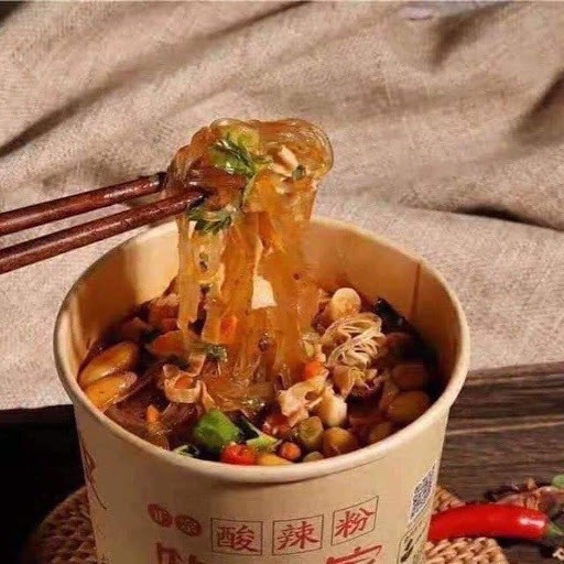 Miến Trùng Khánh chua cay ăn liền hộp 108g Đồ ăn vặt cô nương béo