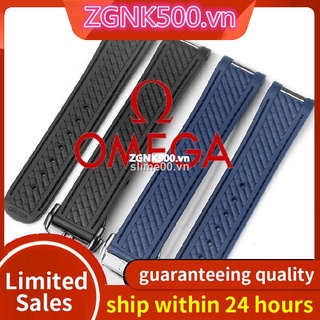 Dây đeo cao su cho đồng hồ omega seamaster 300 at150 l812