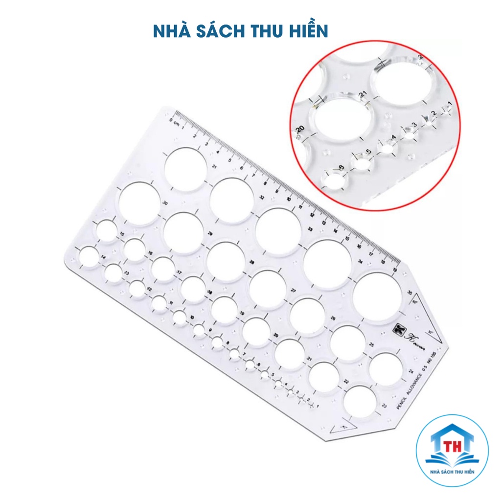 Thước vẽ hình tròn - Thước vẽ kỹ thuật