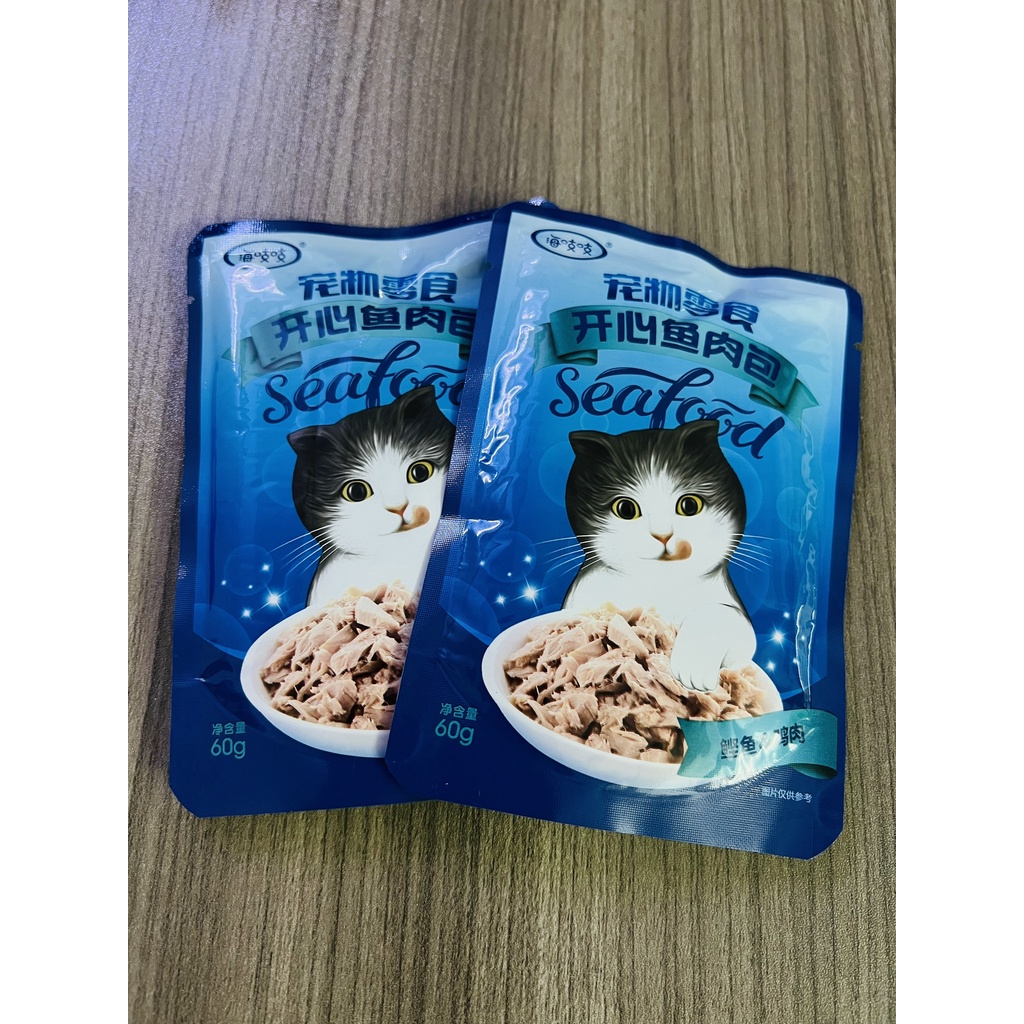 Pate Seafood Cho Mèo Thơm Ngon