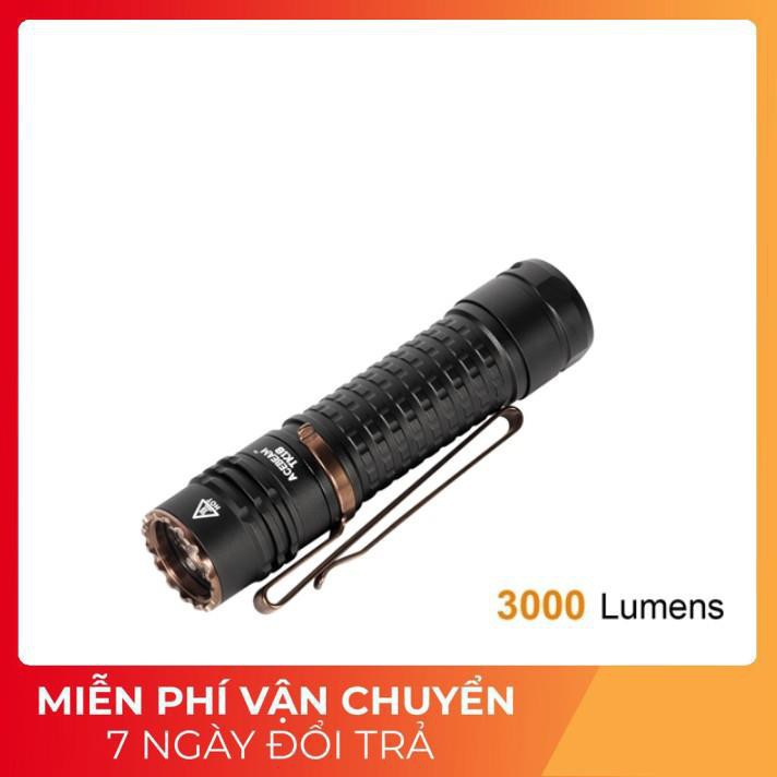 [HÀNG ĐẶC CHỦNG] Đèn pin và đèn sạc ACEBEAM TK18 - Độ sáng 3000 lumen xa 156m sử dụng pin18650 (không kèm pin)