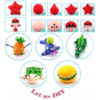 Set Đất Sét 12 / 24 / 36 Màu Đất Sét Siêu Nhẹ