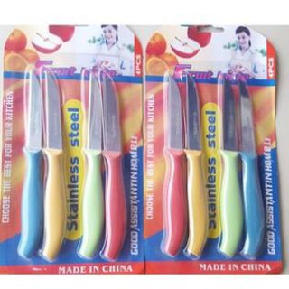 Vỉ 4 dao cắt gọt trái cây