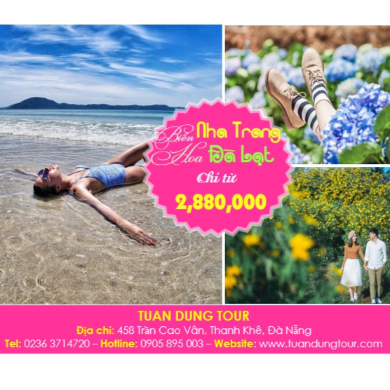 Tour Nha Trang - Đà Lạt 4 ngày 3 đêm