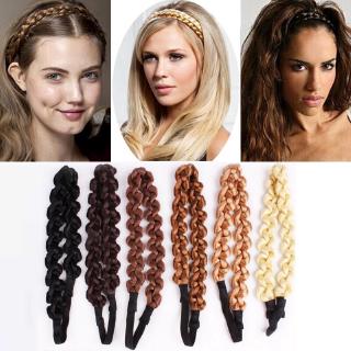 Băng đô hình tóc bện phong cách Bohemian thời trang cho nữ