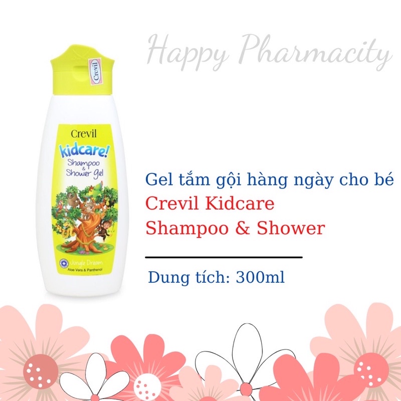 Sữa tắm gội trẻ em Crevil Kidcare 300 ml - Đức