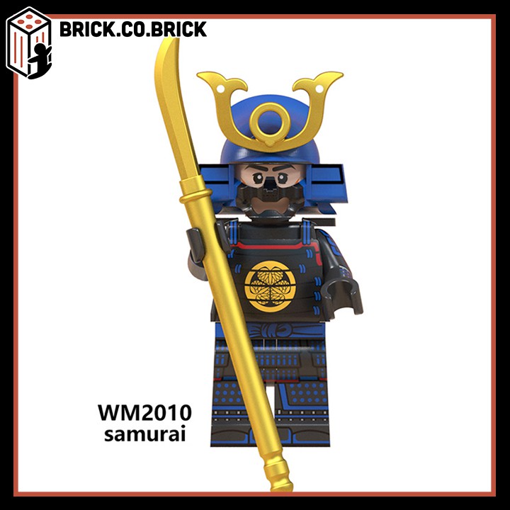 WM6096 - Đồ chơi lắp ráp mô hình minifigure lính non lego- Samurai Với Giáp Tuyệt Đẹp -Armor Võ Sĩ Đạo Nhật Bản Mẫu Mới