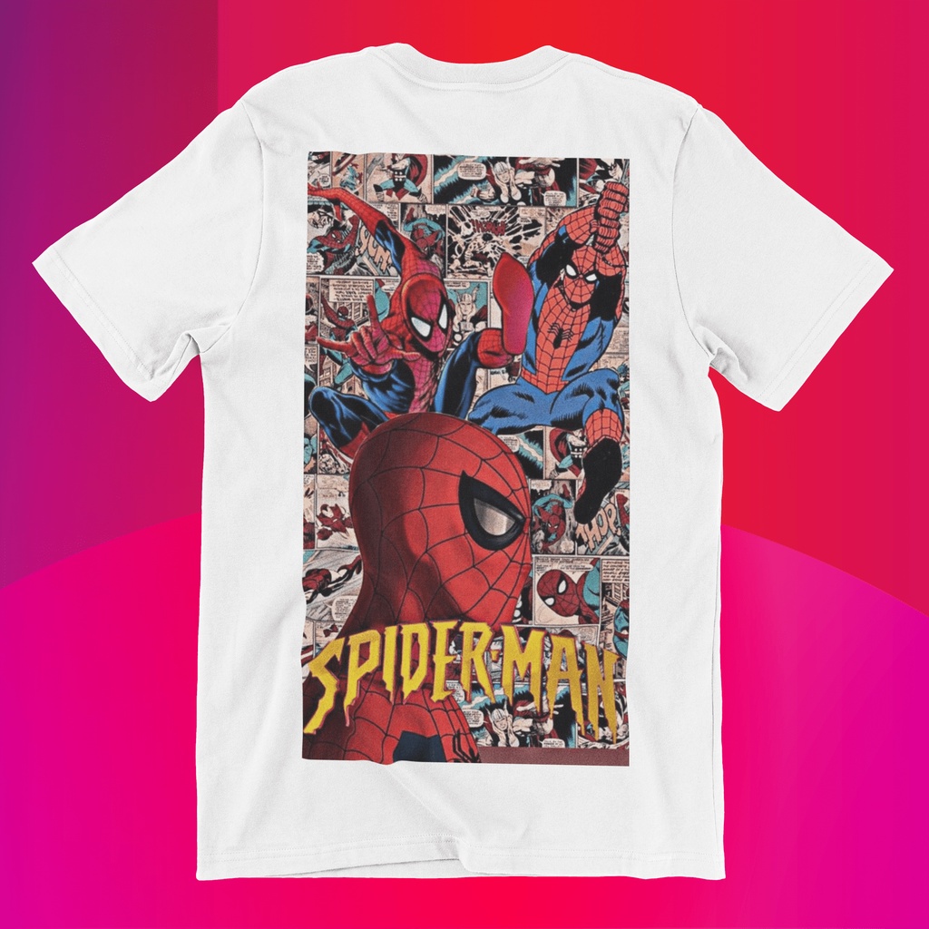 Áo thun SPIDER MAN MARVEL IN HÌNH CÁ TÍNH độc đẹp thời trang siêu HOT, siêu RẺ