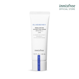Kem Chống Nắng Vật Lý Innisfree Blueberry Rebalancing Watery Sun Cream SPF45 Pa+++ 40ml