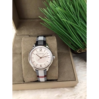 Đồng hồ nữ burberry the classic round stone bu10103