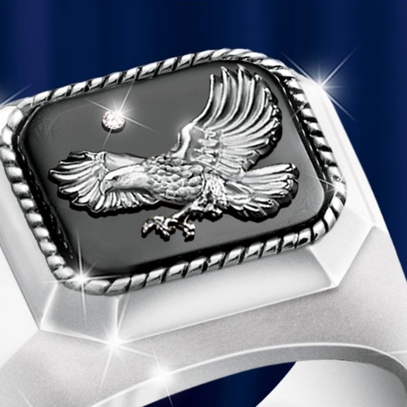 Nhẫn Thép Không Gỉ Thời Trang Cho Nam Size 7-9