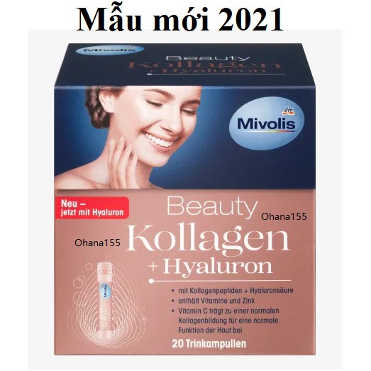 Serum dưỡng da chống lão hóa Beauty Kollagen Mivolis – Nội địa Đức