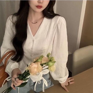 Áo sơmi lửng cổ v