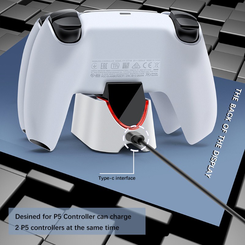 Đế Sạc Cho Tay Cầm Chơi Game Ps5 Ps5