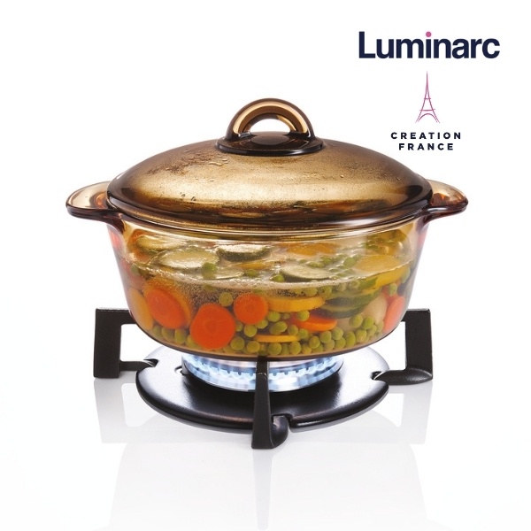 Nồi Thủy Tinh Luminarc Amberline Granite 2 lít - LUAMN2266