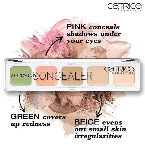 CHE KHUYẾT ĐIỂM 5 Ô CATRICE ALLROUND CONCEALER PALETTE