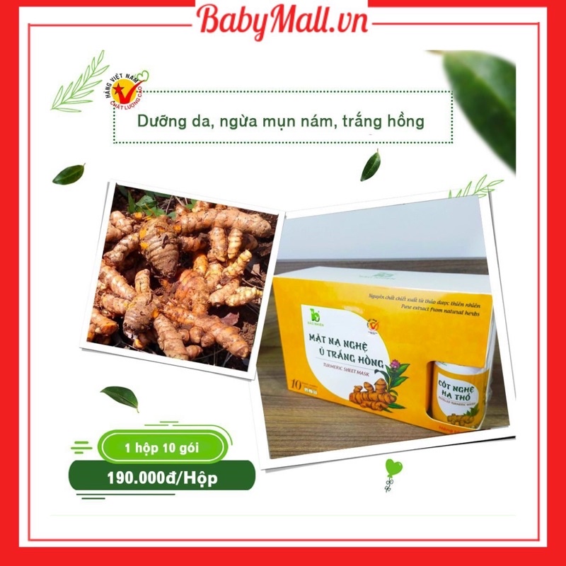 Mặt nạ nghệ ủ trắng Bảo Nhiên