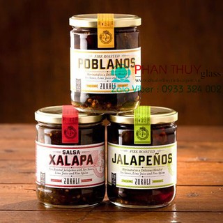 Hũ Thủy Tinh 220ml nắp Thiết