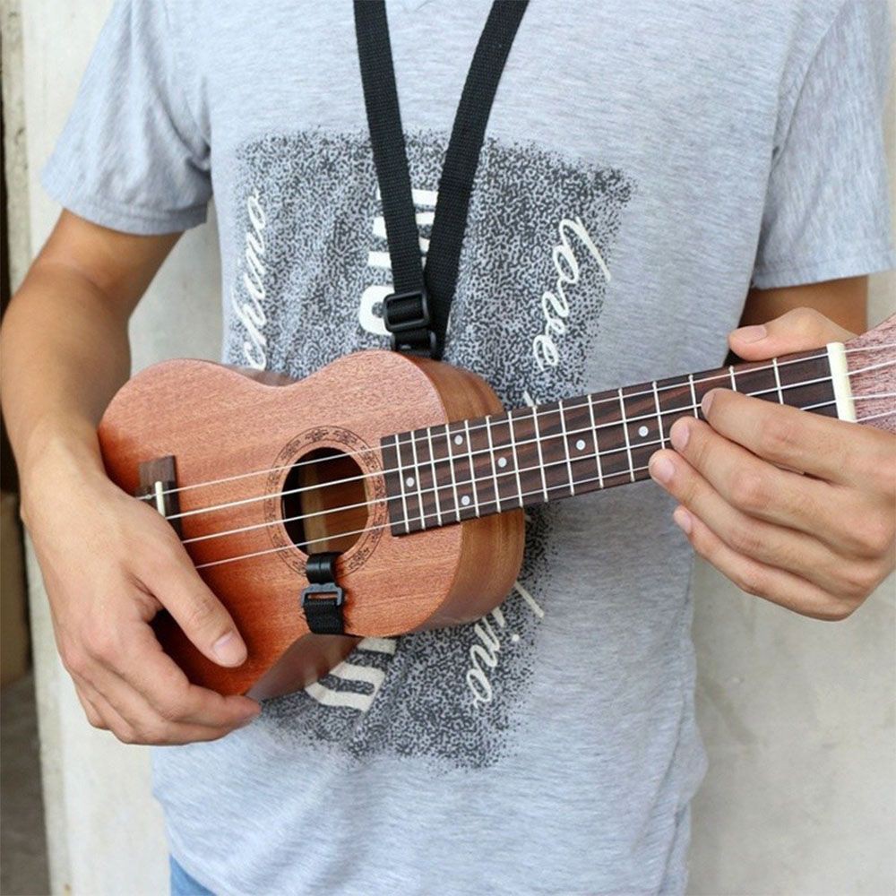 Dây Đeo Đàn Ukulele / Ghi Ta 4 Dây Điều Chỉnh Tiện Lợi