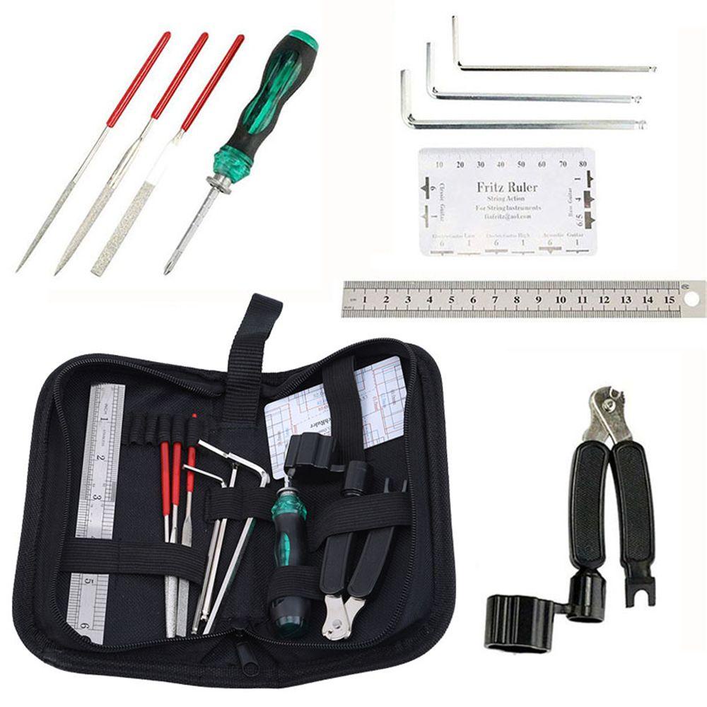 SUSANS Bộ 11 Dụng Cụ Sửa Chữa Đàn Guitar Chuyên Dụng