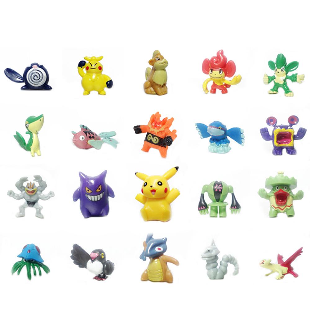Bộ 24-120 Mô Hình Đồ Chơi Pokemon Kích Thước 2-4cm