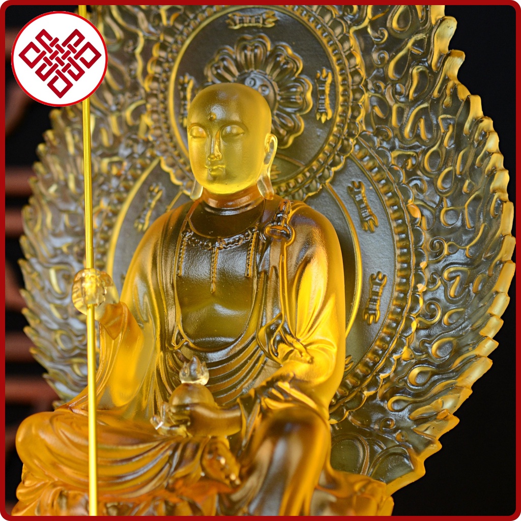 Tượng Phật Địa Tạng Vương Bồ Tát [Kim Cương Hỷ Lạc] Lưu Ly