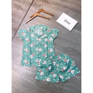 Bộ Pijama Kate Thái (Tay ngắn, quần ngắn)