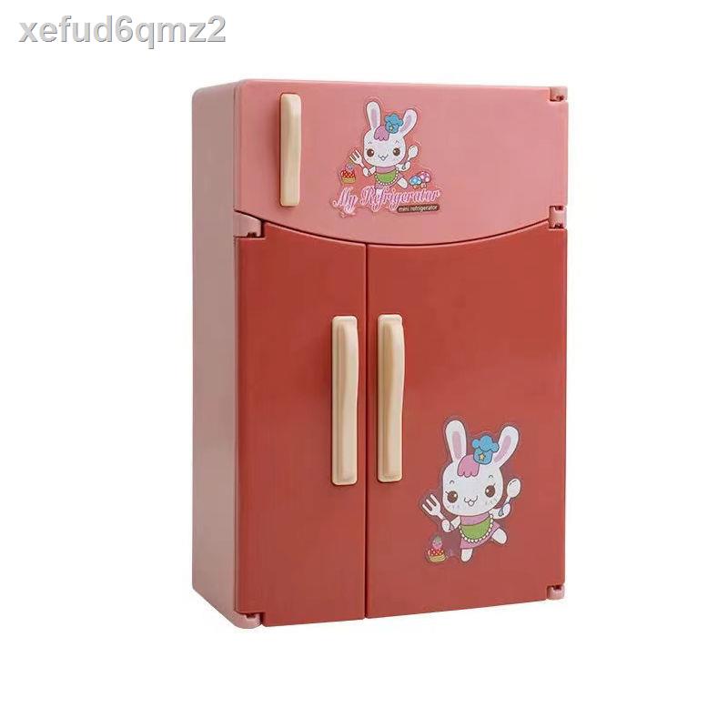 ♝Đồ chơi trẻ em bộ nhà bếp tủ lạnh bé trai và gái nấu ăn 3-6 tuổi