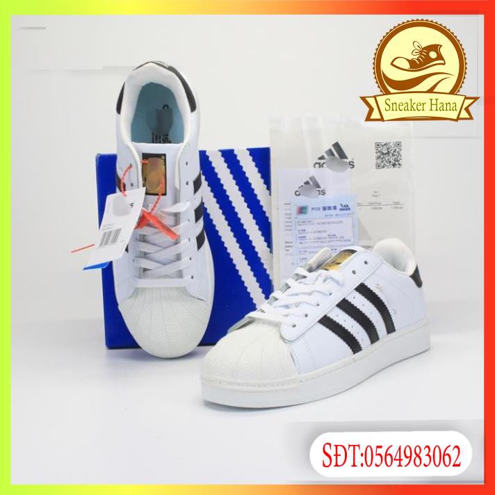 🔥FREE SHIP-HÀNG QUẢNG CHÂU  🔥giày thể thao sneaker 🔥Superstar OG 'Vintage White full  box 1.1