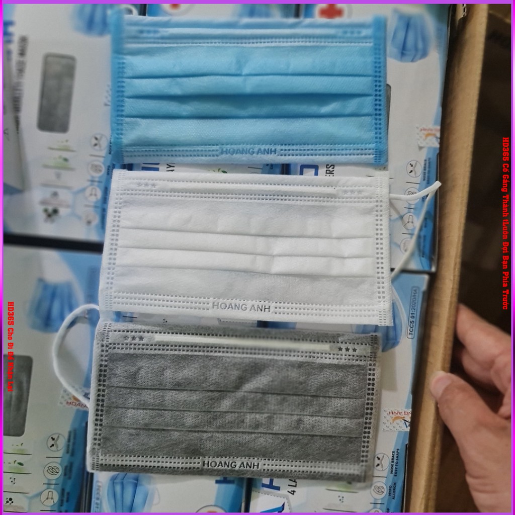 Khẩu Trang 3D MASK Cao Cấp Quai Đeo Co Dãn 100% không Đau Tai - ComBo Hộp 50 Chiếc HD365 | BigBuy360 - bigbuy360.vn