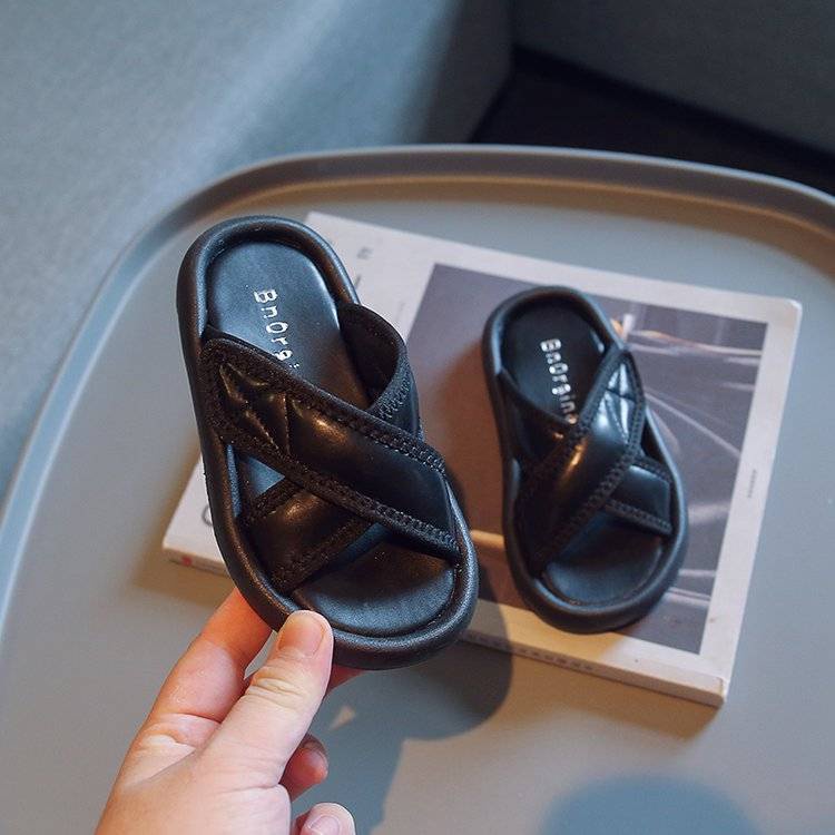 Dép Đế Mềm Chống Trượt Thoải Mái Mùa Hè Cho Bé Trai Gái