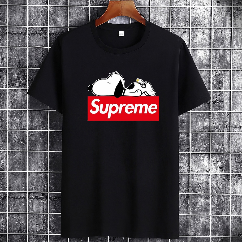 Áo thun supreme, áo supreme chất liệu cotton cao cấp thoáng thấm hút tốt tạo cảm giác thoải mái suốt ngày dài