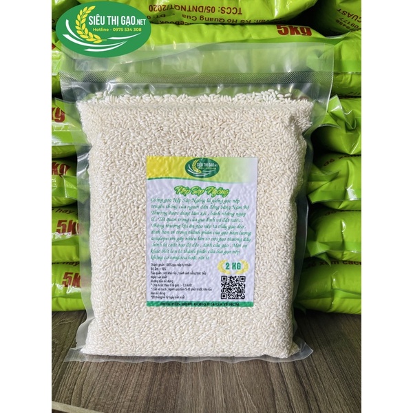NẾP SÁP NGỖNG túi 2KG hút chân không