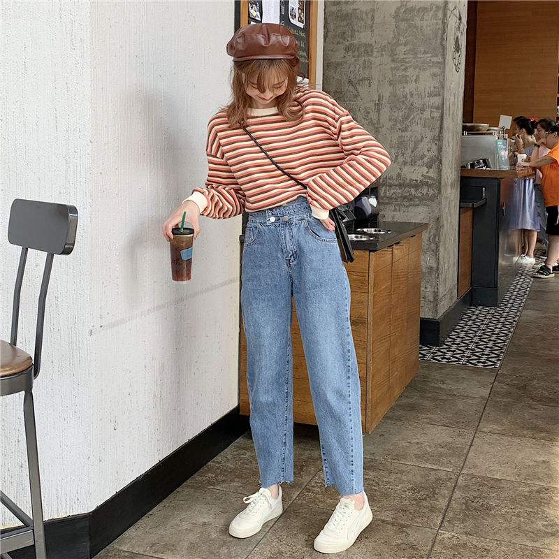 Áo thun tay dài phong cách Ulzzang thời trang Hàn Quốc dành cho bạn nữ