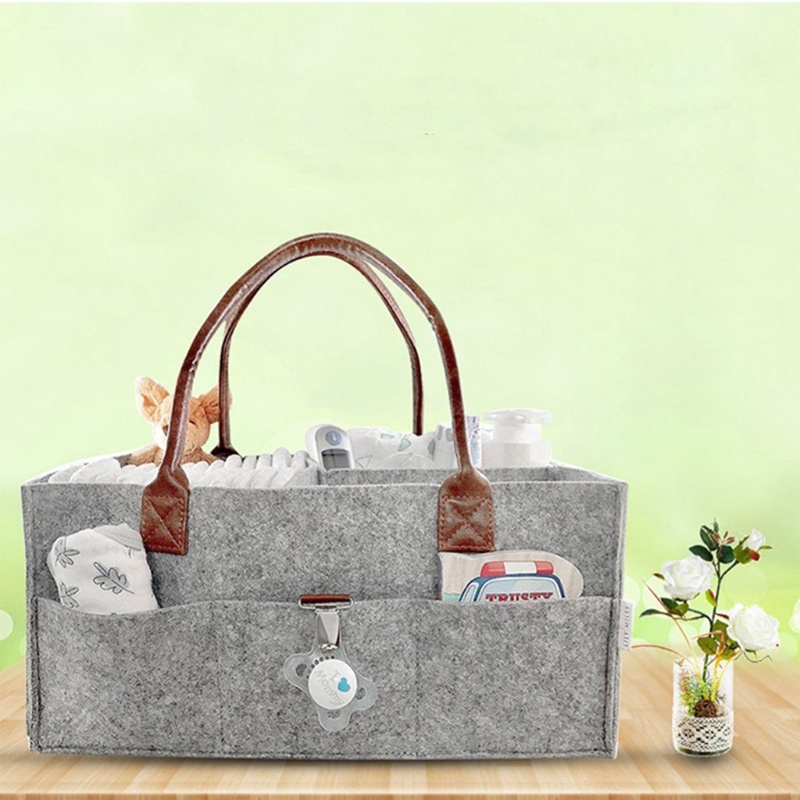 Túi Nỉ Mềm Đựng Tã Và Khăn Giấy Cho Bé Sơ Sinh