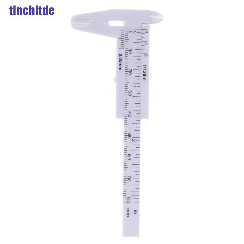 Thước cặp vernier cơ khí bằng nhựa mini 80mm