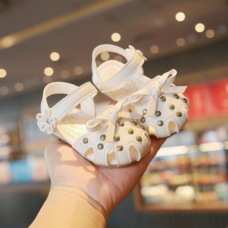 Giày Sandal Nơ Đế Mềm Kiểu Công Chúa Đáng Yêu Dành Cho Bé Gái 2021 (608)