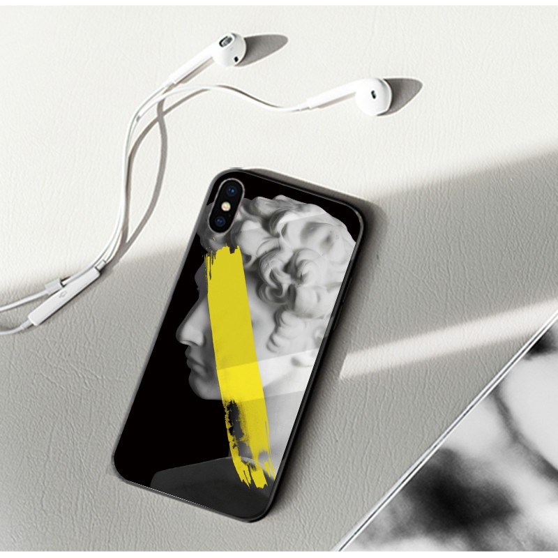 Ốp Điện Thoại Mềm In Hình Bức Tượng Nghệ Thuật Cho iPhone 14 15 Pro Max 12 13 mini 11 Pro XS Max X XR 6S 7 8 Plus 5s SE2